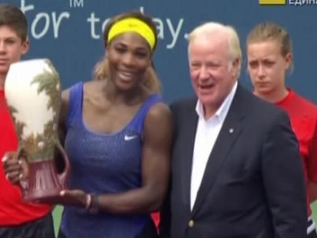 Серена Уильямс впервые в карьере выиграла турнир в Цинциннати Серена Уильямс впервые в карьере выиграла турнир в Цинциннати