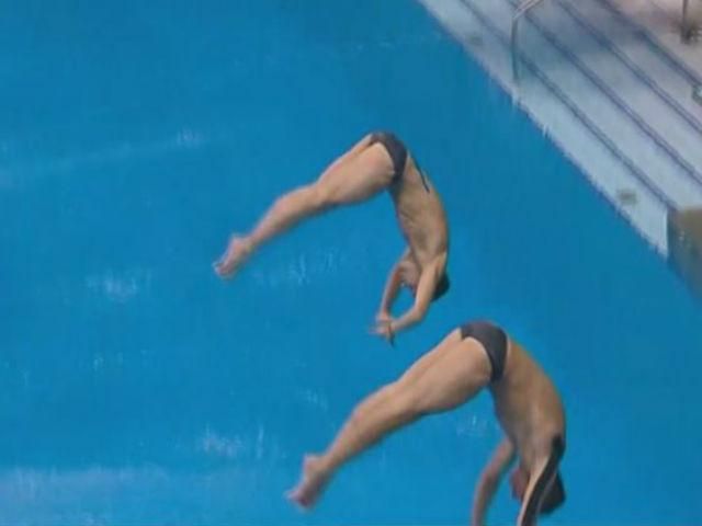 Украинский дуэт завоевал бронзу в синхронных прыжках Украинский дуэт завоевал бронзу в синхронных прыжках