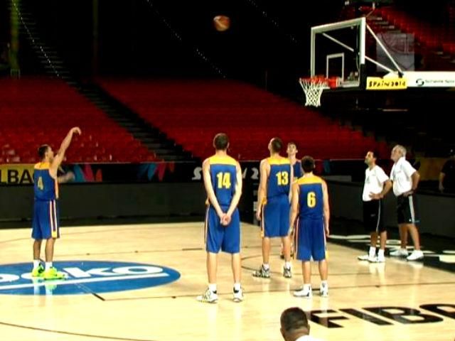 Баскетбол. Сборная Украины провела первую тренировку в Испании Баскетбол. Сборная Украины провела первую тренировку в Испании