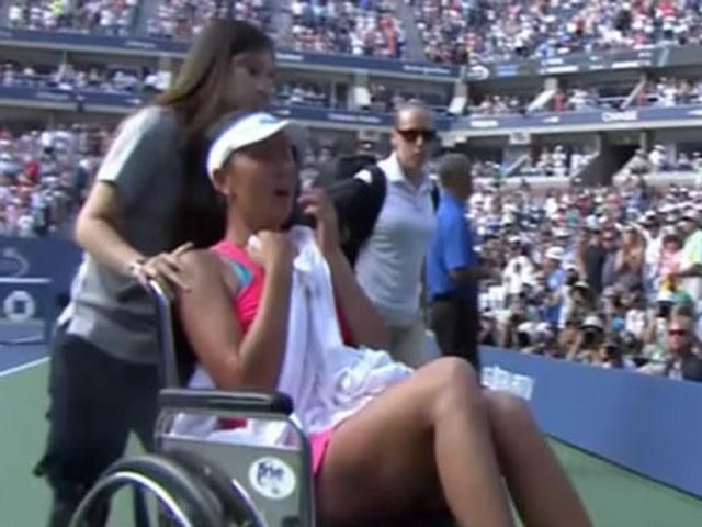 US Open: Шуай Пенг покинула корт на інвалідному візку