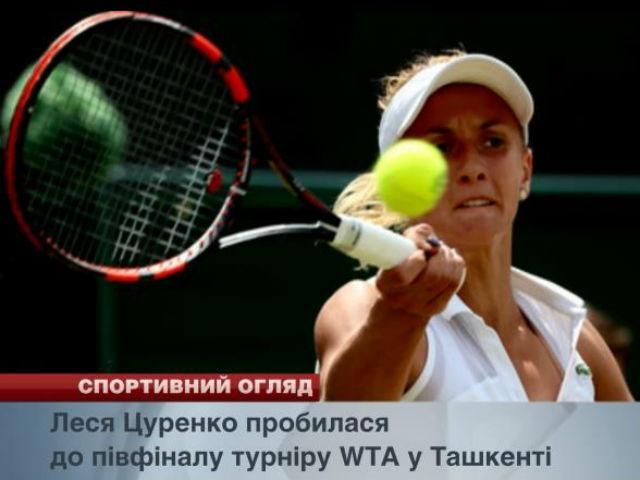 Спортивний огляд: Цуренко у півфіналі турніру WTA, Лебединцев повертається до БК "Київ"