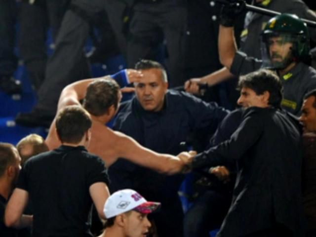 Спортивний огляд: бійка фанатів у Римі, Назарова оштрафували Спортивний огляд: бійка фанатів у Римі, Назарова оштрафували