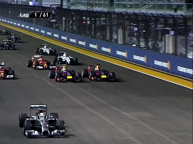 Хемілтон тріумфував на гран-прі Сінгапура та вийшов у лідери чемпіонату Хемілтон тріумфував на гран-прі Сінгапура та вийшов у лідери чемпіонату