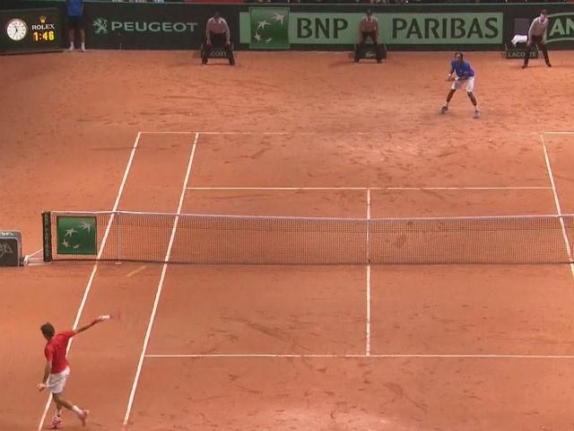 Франція та Швейцарія виграли по одному матчу на старті Кубка Девіса Франція та Швейцарія виграли по одному матчу на старті Кубка Девіса