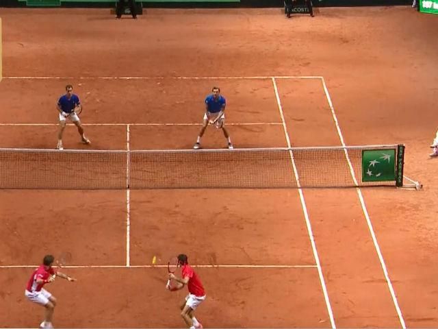 Теннис. Швейцарцы вышли вперед в финале турнира Davis Cup