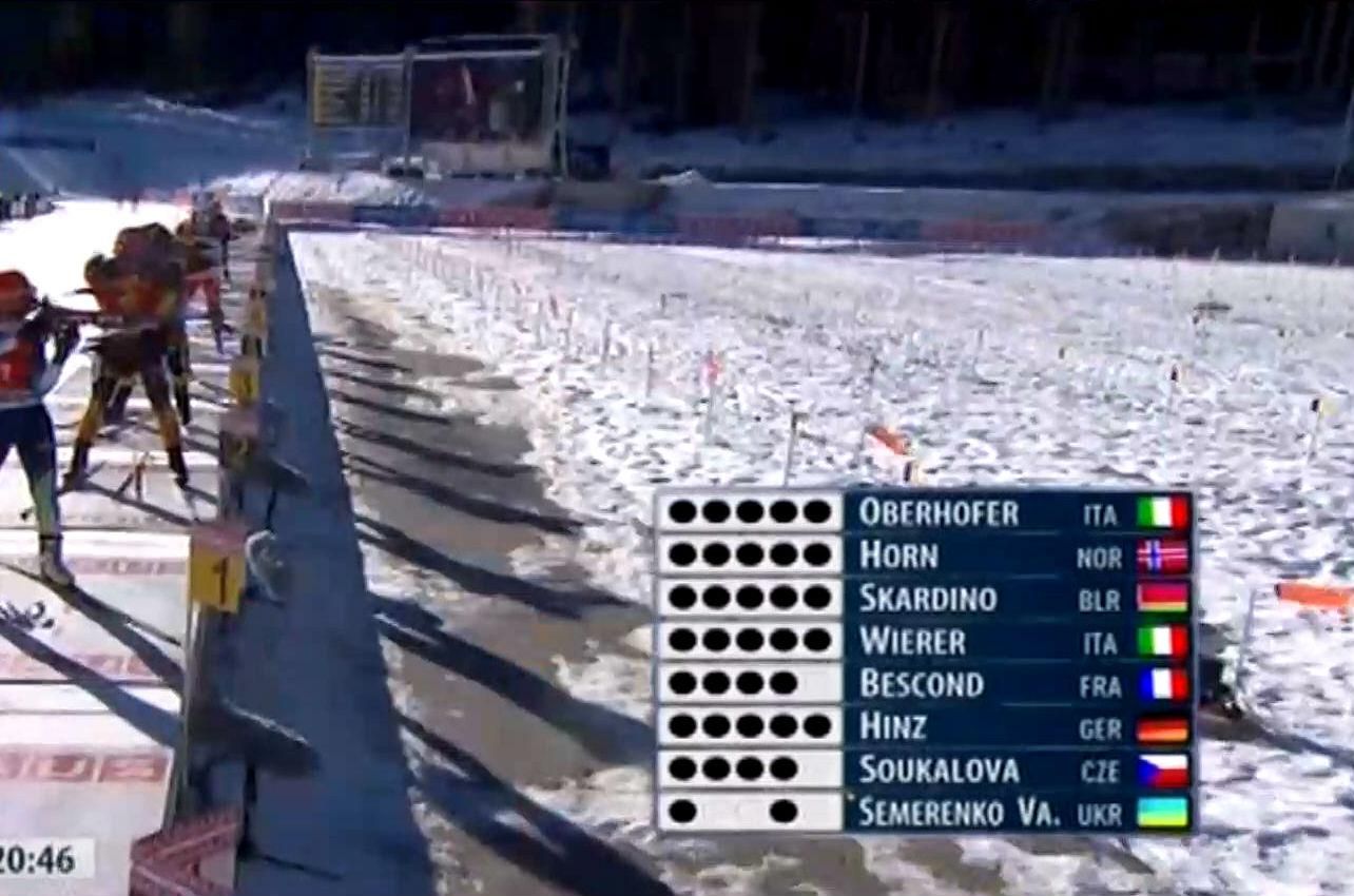 Валентина Семеренко поднялась на вторую позицию в общем зачете Кубка мира Валентина Семеренко поднялась на вторую позицию в общем зачете Кубка мира