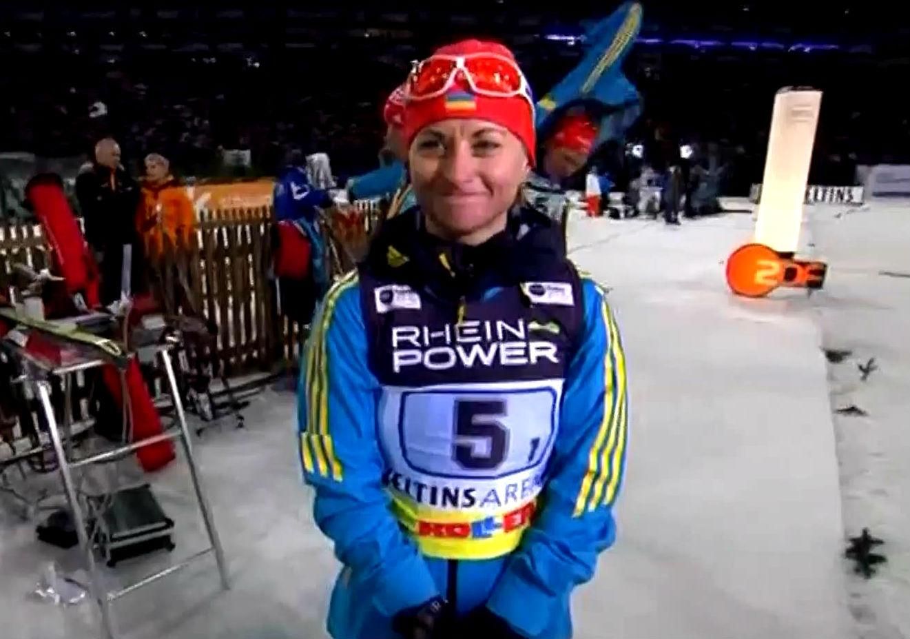 Биатлон. Семеренко стала лучшей спортсменкой декабря в Украине
