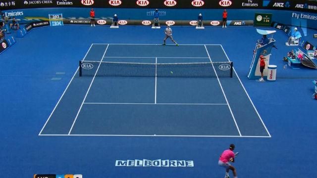 Теннис. Надаль в восьмой раз в карьере пробился в четвертьфинал Australian Open