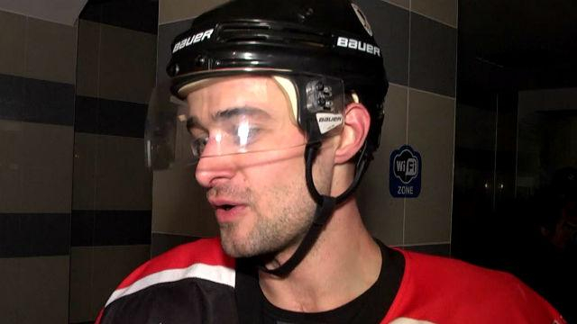 Украинские хоккеисты устроили драку