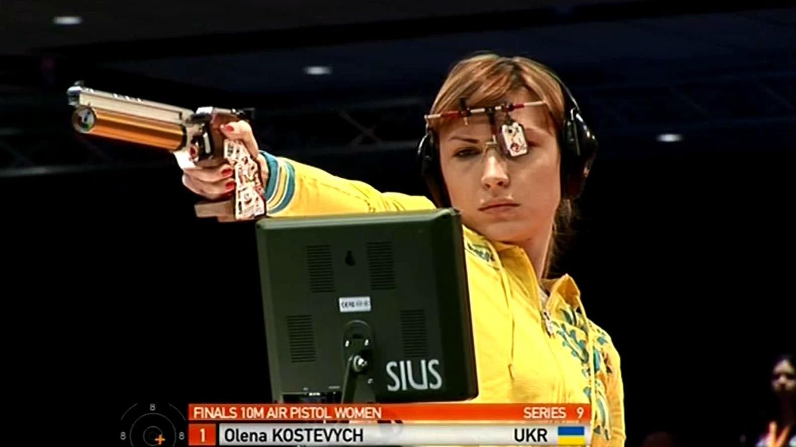 Костевич стала чемпіонкою Європи в стрільбі з пневматичного пістолета