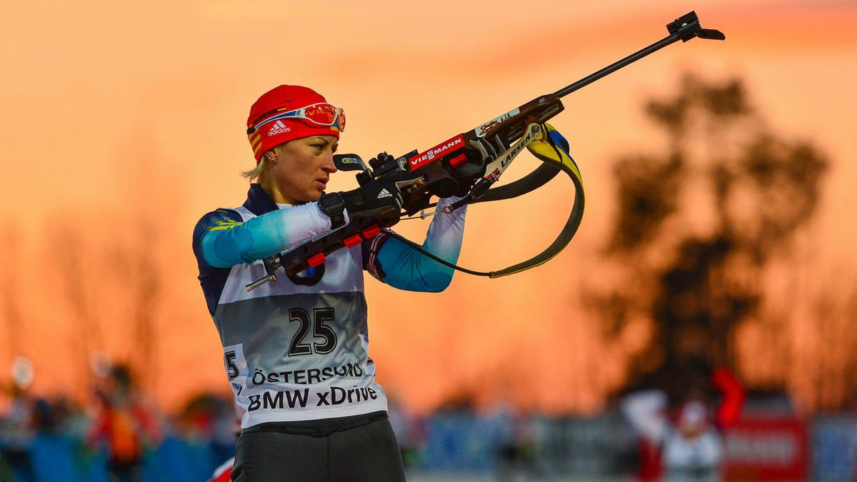 Биатлон. Валя Семеренко завоевала "золото" чемпионата мира