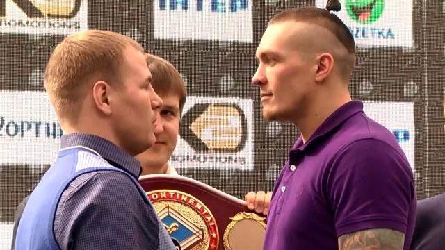 Бокс. Усик та Князев провели першу зустріч перед боєм Бокс. Усик та Князев провели першу зустріч перед боєм