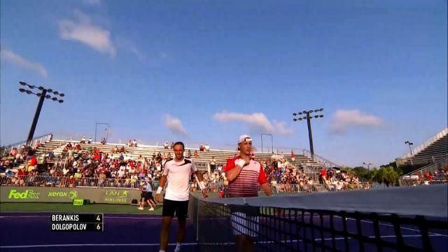 Теніс. Долгополов пробився у друге коло мастерсу в Маямі