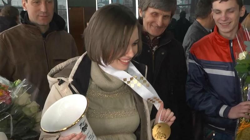 Обладательница мировой шахматной короны вернулась во Львов Обладательница мировой шахматной короны вернулась во Львов