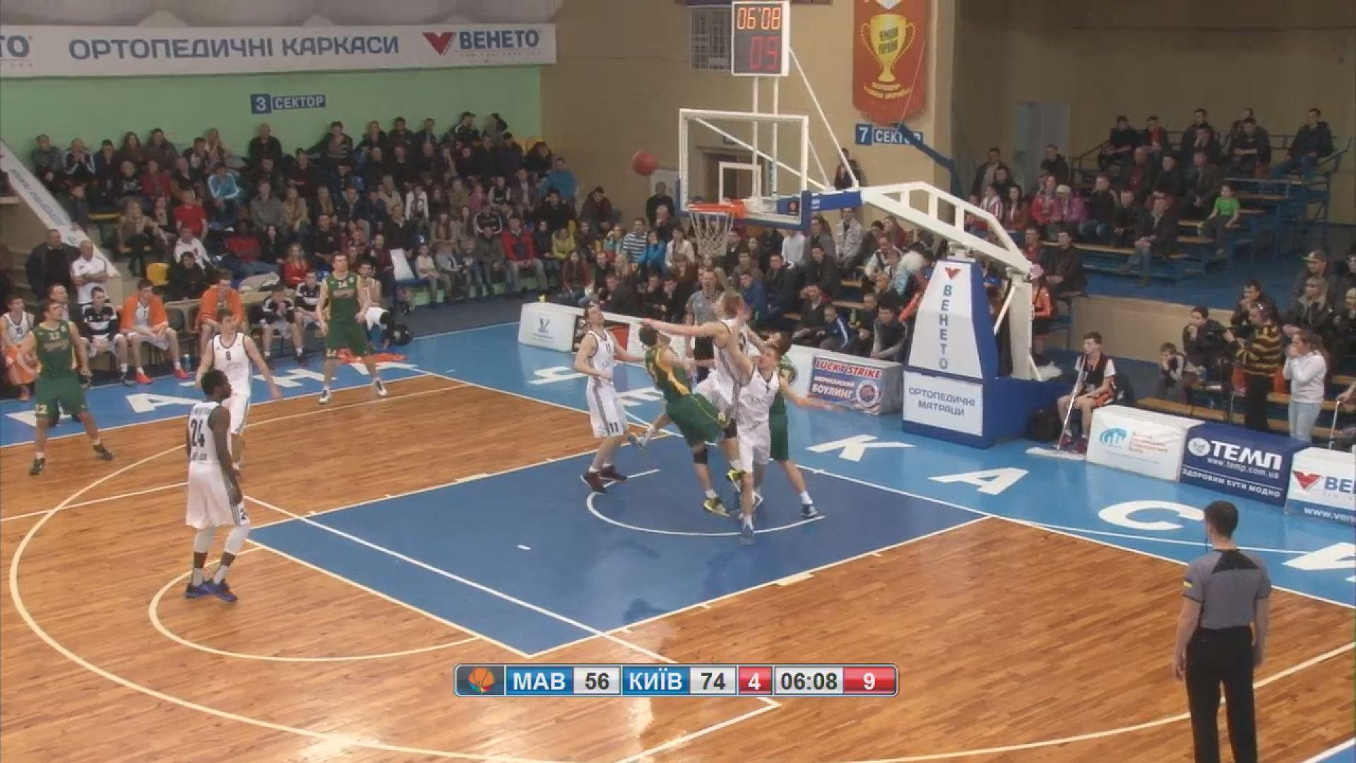 Баскетбол. "Киев" получил путевку в полуфинал плей-офф Суперлиги
