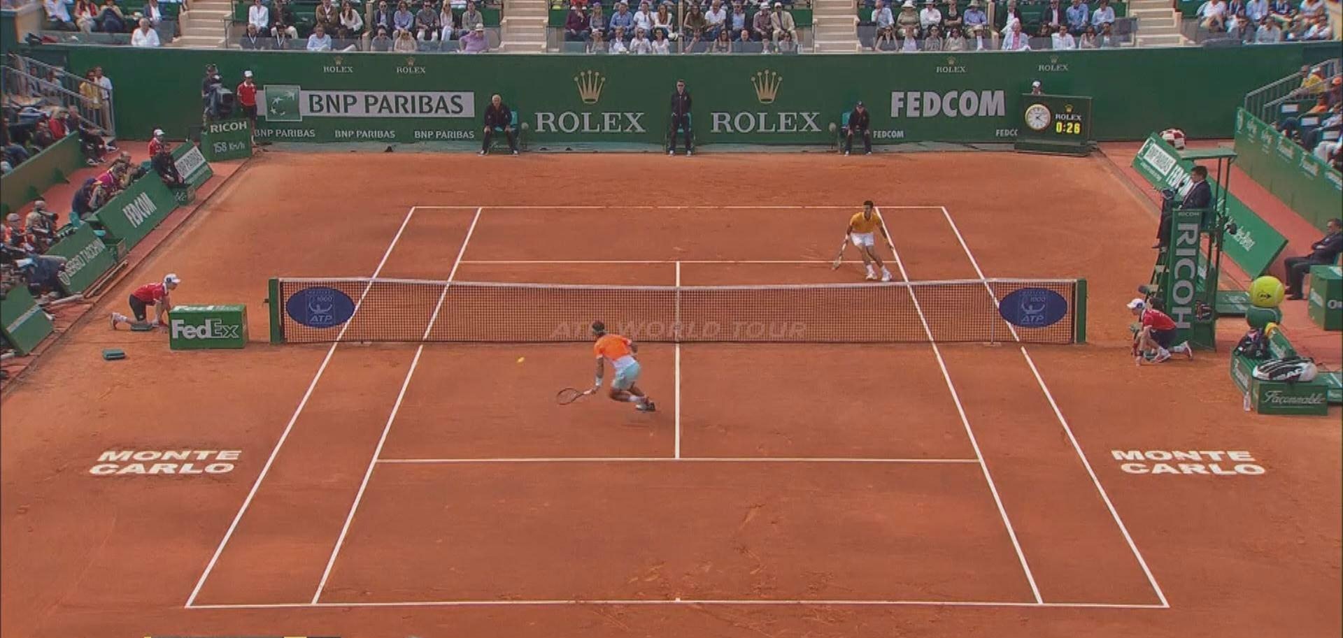 Теннис. Джокович победил в полуфинале мастерса в Монте-Карло