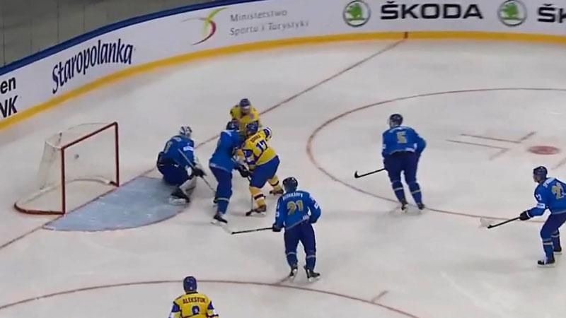 Хокей. Збірна України поступилась казахам Хокей. Збірна України поступилась казахам