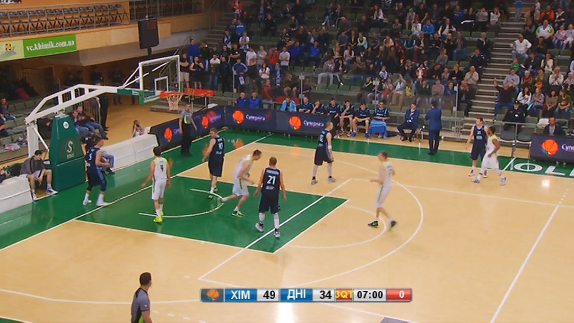 Баскетбол. "Химик" одержал вторую победу в финальной серии против "Днепра"