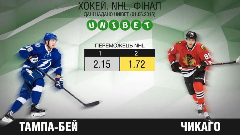 Матч дня. "Чикаго Блекхоукс" проти "Тампа-Бей Лайтнінг" Матч дня. "Чикаго Блекхоукс" проти "Тампа-Бей Лайтнінг"
