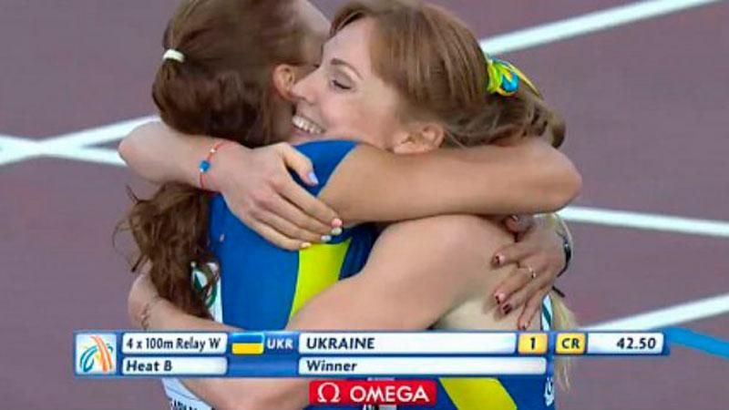 Українські легкоатлетки побили рекорд Чемпіонату Європи Українські легкоатлетки побили рекорд Чемпіонату Європи