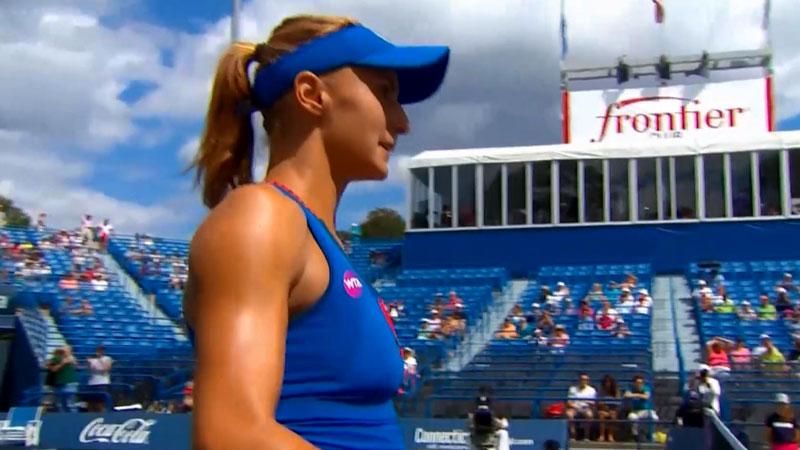 Українська тенісистка шокує фаворитів у США Українська тенісистка шокує фаворитів у США