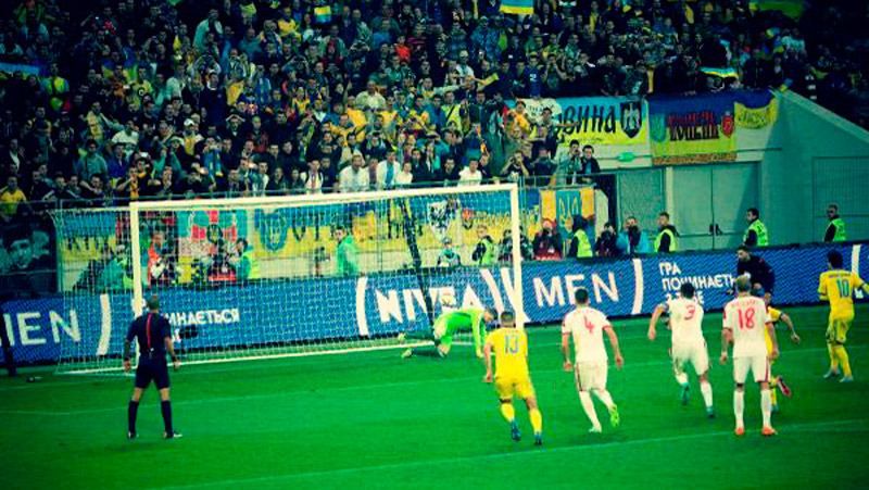 Украина — Беларусь: разгромная победа сине-желтых