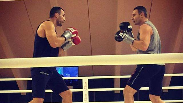 Такого вы еще не видели. Братья Кличко вышли на ринг друг против друга