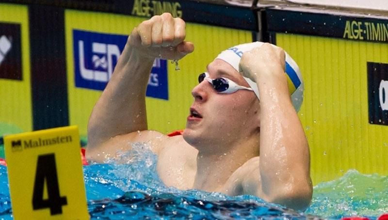 Украинец завоевал "золото" на Чемпионате Европы по плаванию