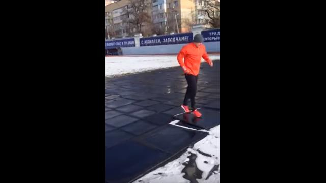 Усик показал, как тренируется в Симферополе