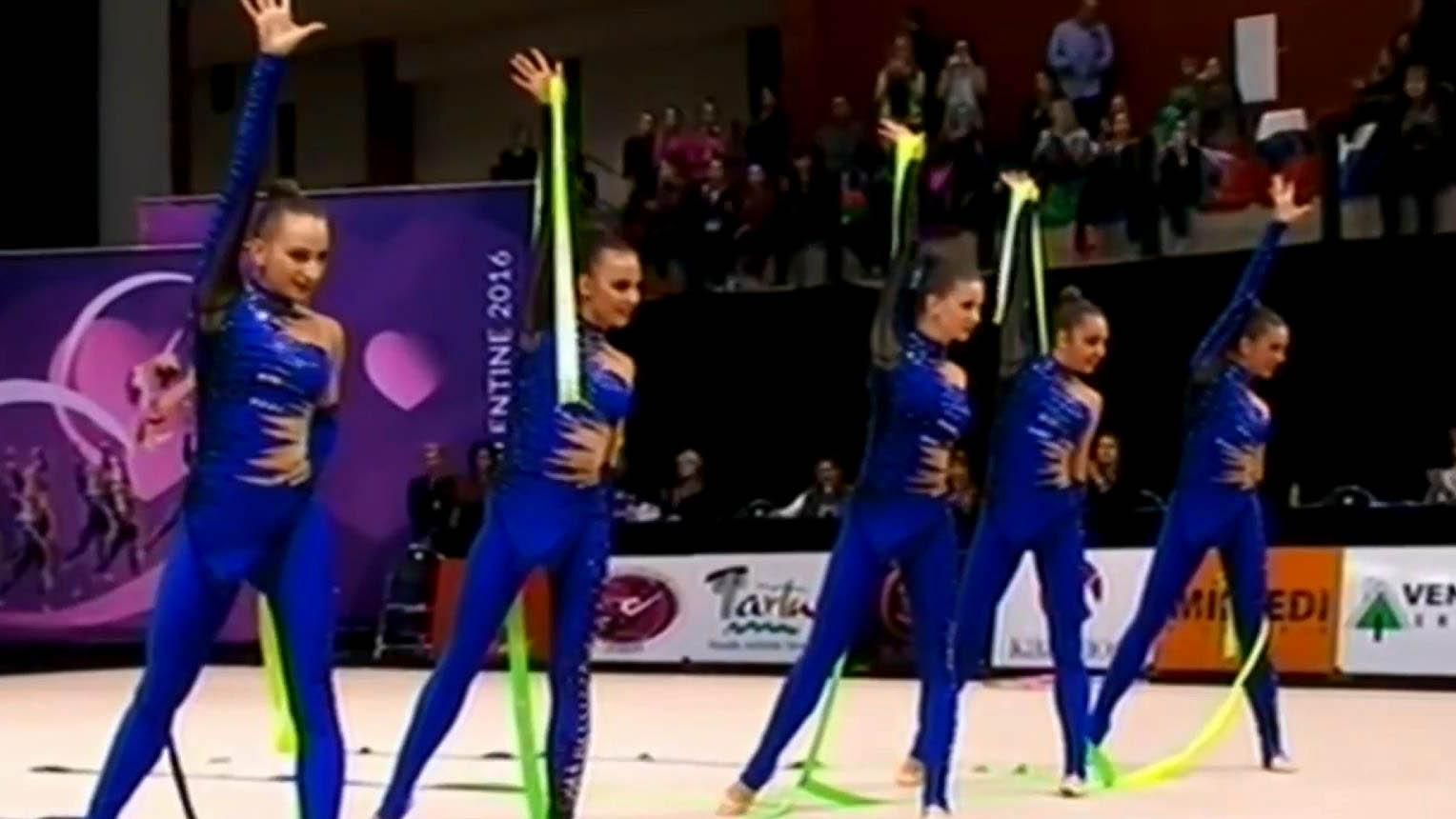 Украинские гимнастки завоевали еще одно "золото" в Эстонии