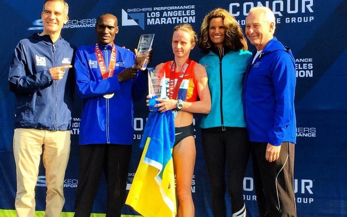 Українка виграла престижний марафон в Лос-Анджелесі