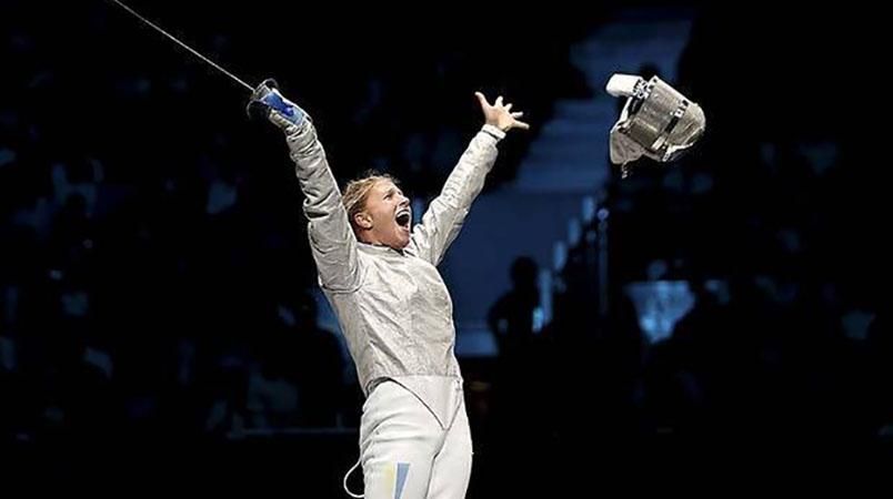Фехтування: українка Харлан здобула "золото", перемігши росіянку Фехтування: українка Харлан здобула "золото", перемігши росіянку