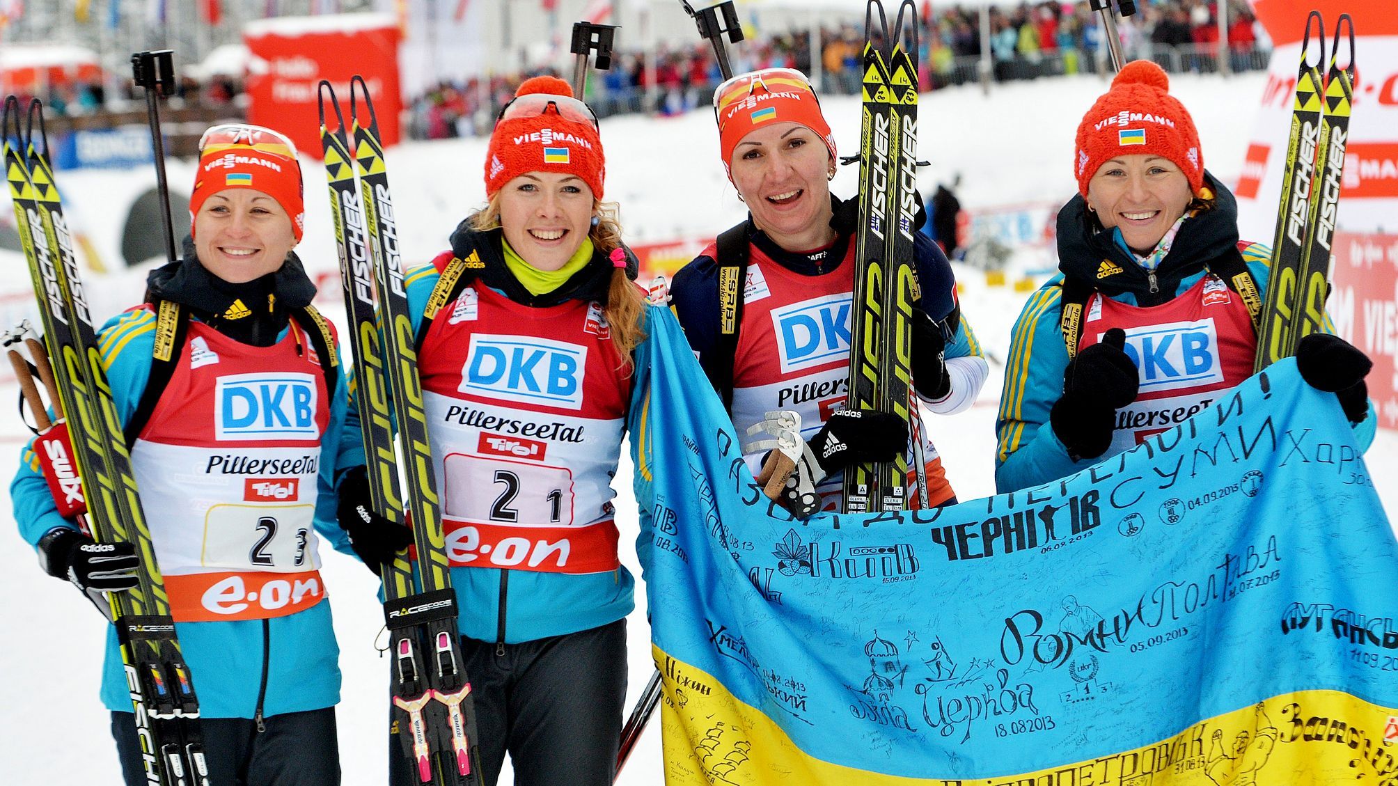Українські біатлоністки увійшли у п'ятірку найсильніших на Чемпіонаті світу