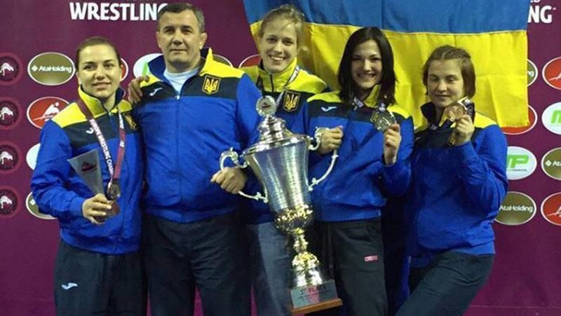 Украинская команда стала чемпионом Европы по борьбе