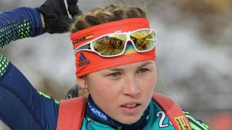 Українка вирвала перемогу в росіянки на змаганнях з біатлону Українка вирвала перемогу в росіянки на змаганнях з біатлону