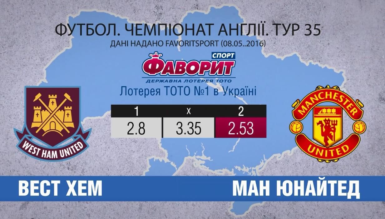 Запекле протистояння: чи подолає "Манчестер Юнайтед" "Вест Хем" Запекле протистояння: чи подолає "Манчестер Юнайтед" "Вест Хем"