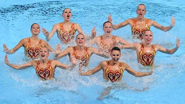 Украинские синхронистки удивили публику на чемпионате Европы