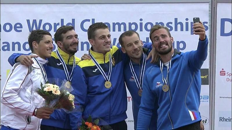 Українці вибороли комплект золотих медалей на етапі Кубка світу з веслування