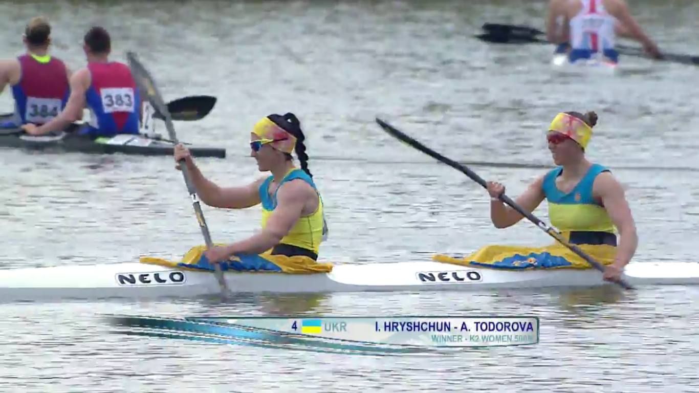 Українки перемогли на етапі Кубка світу з веслування на байдарках Українки перемогли на етапі Кубка світу з веслування на байдарках