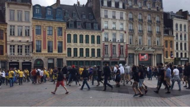 Від нападу німецьких фанатів постраждали двоє українців Від нападу німецьких фанатів постраждали двоє українців