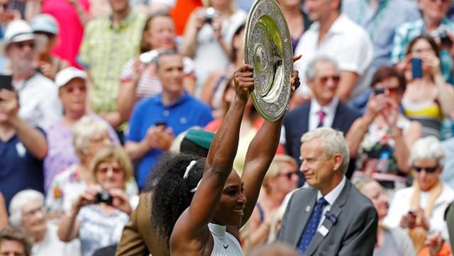Серена Уильямс в седьмой раз в жизни выиграла Уимблдон