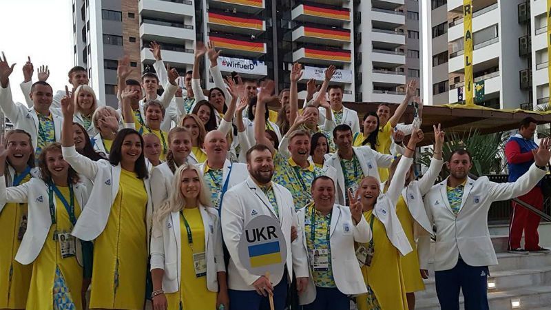 Українська команда з'явилась на відкритті Олімпіади-2016