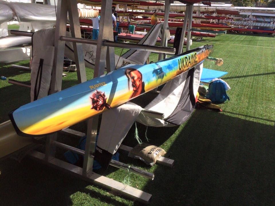 Український спортсмен показав патріотичне каное Український спортсмен показав патріотичне каное