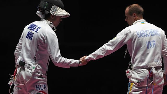 Українські шпажисти поступились у двобої за бронзу Українські шпажисти поступились у двобої за бронзу