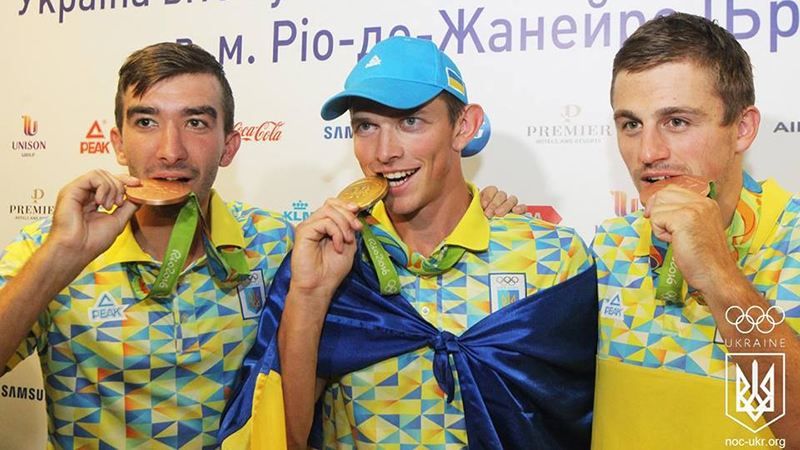 Как в Украине встретили олимпийских чемпионов: появились фото Как в Украине встретили олимпийских чемпионов: появились фото