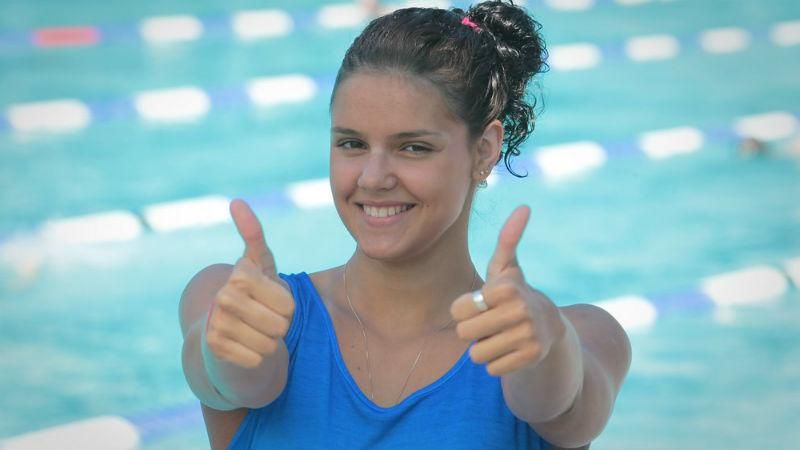 Українська плавчиня везе з Москви 2 золоті медалі Українська плавчиня везе з Москви 2 золоті медалі