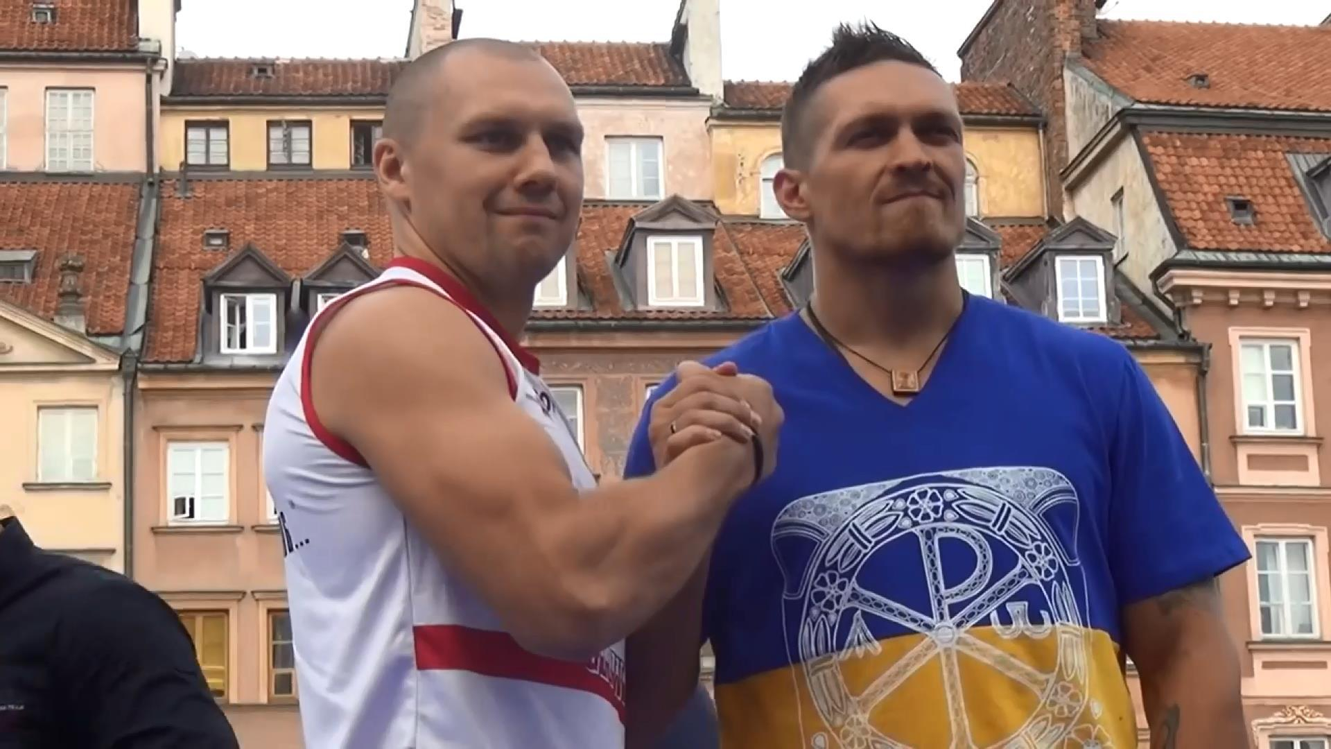 Как Усик готовится к бою в Польше