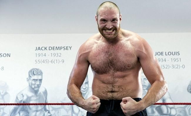 Готовясь к бою с Кличко Фьюри растолстел Готовясь к бою с Кличко Фьюри растолстел