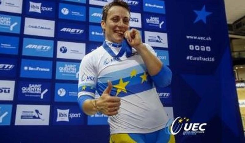 Українська велогонщиця стала чемпіонкою Європи Українська велогонщиця стала чемпіонкою Європи