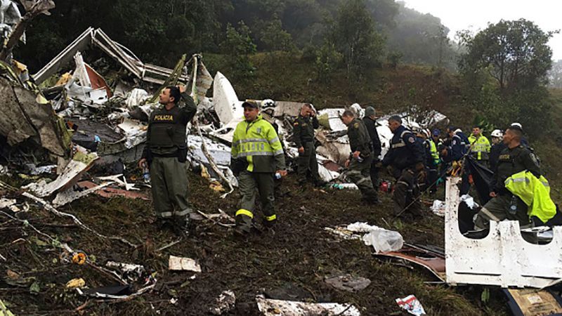 Авиакатастрофа с бразильскими футболистами в Колумбии: появились новые подробности